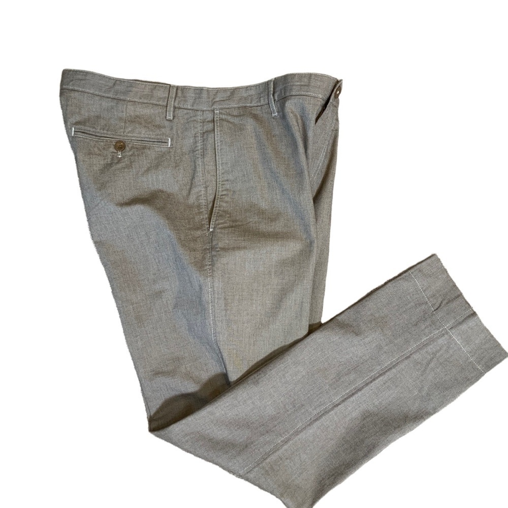 Banana Republic Brown Button Closure Rear Pockets Pants Sz 35/32 Preppy Gorpcore